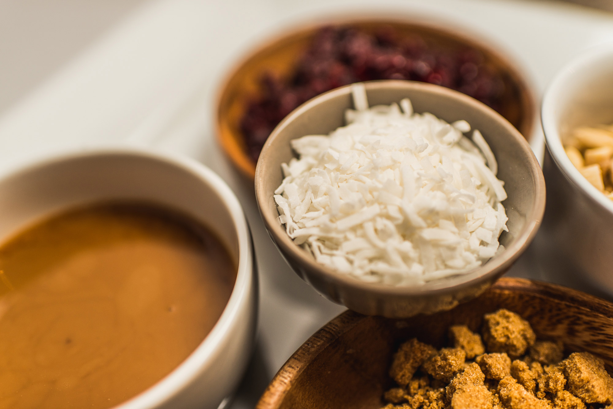 bowls of ingredients